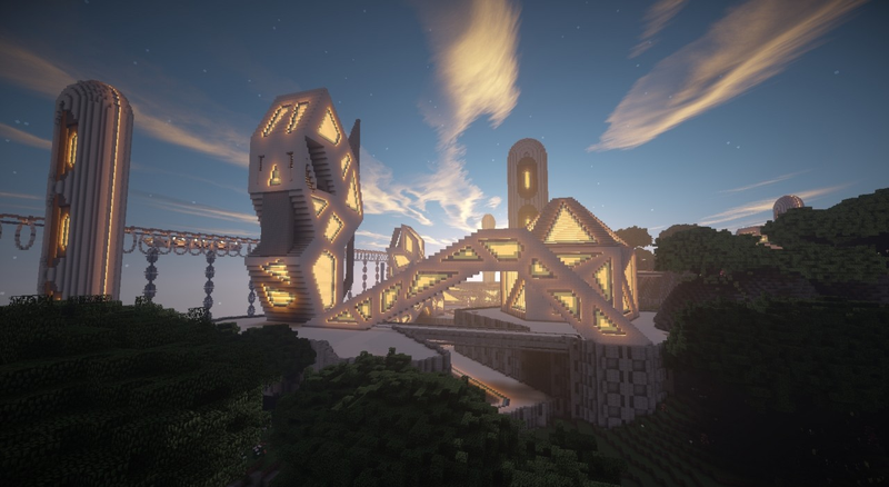 Illustration for article titled Spectacular Builds From Minecraft's "Floating Island" Contest